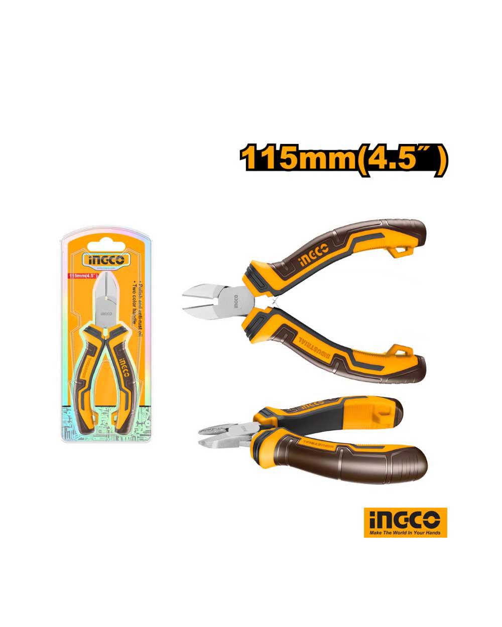 INGCO MINI DIAGONAL CUTTING PLIERS 115MM