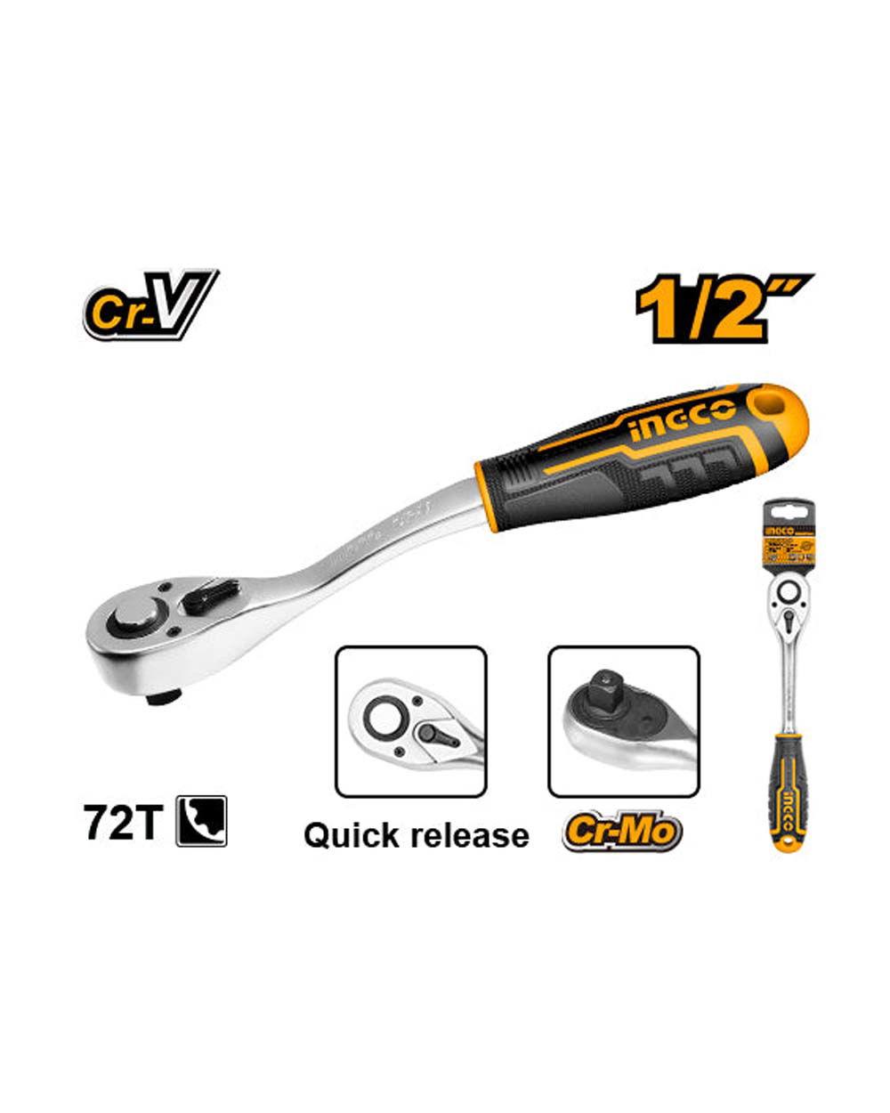 INGCO RATCHET WRENCH 1/2 260MM