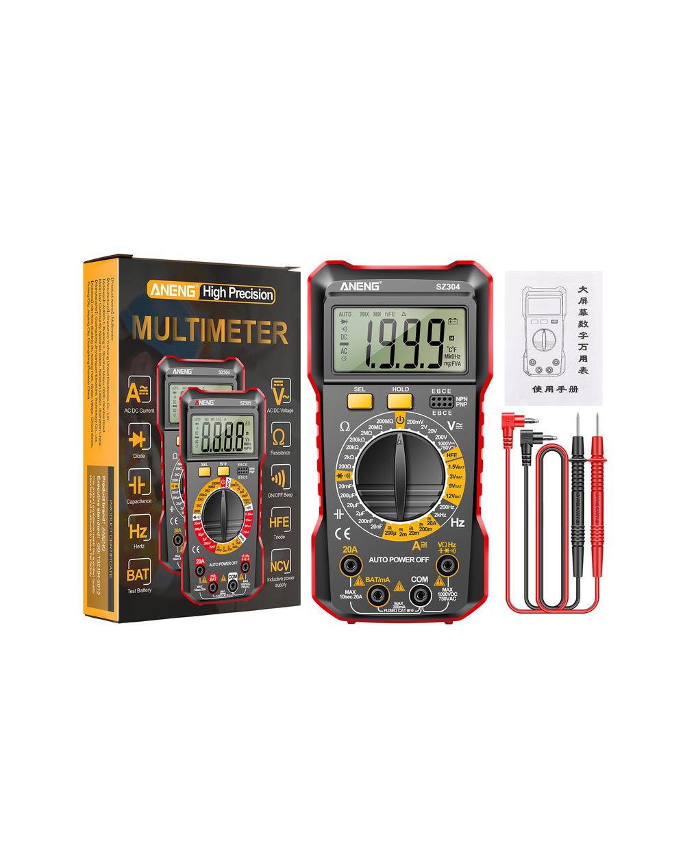MTK ANENG SZ304 DIGITAL MULTIMETER