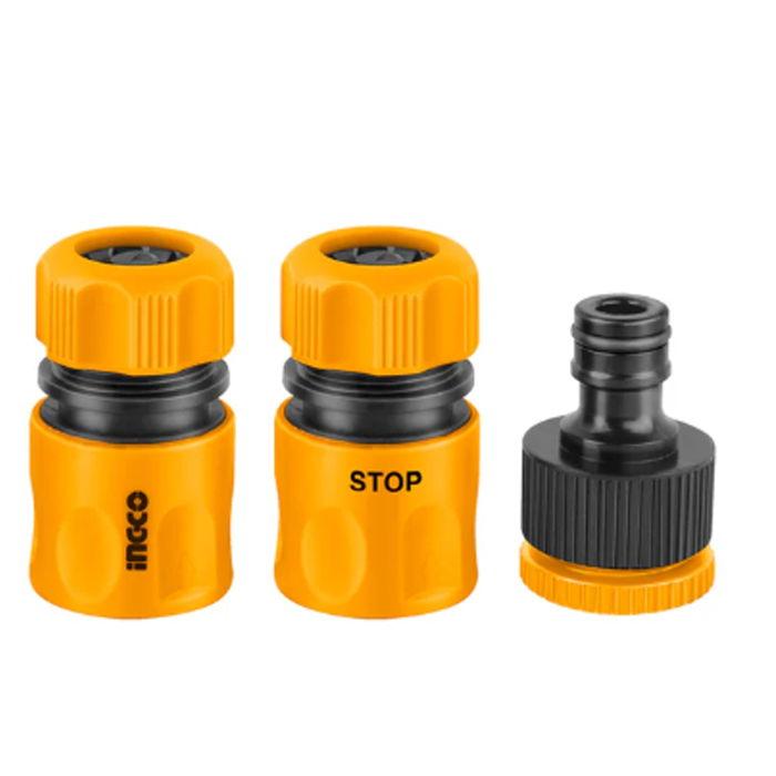 INGCO 3PCS HOSE QUICK CONNECTOR SET