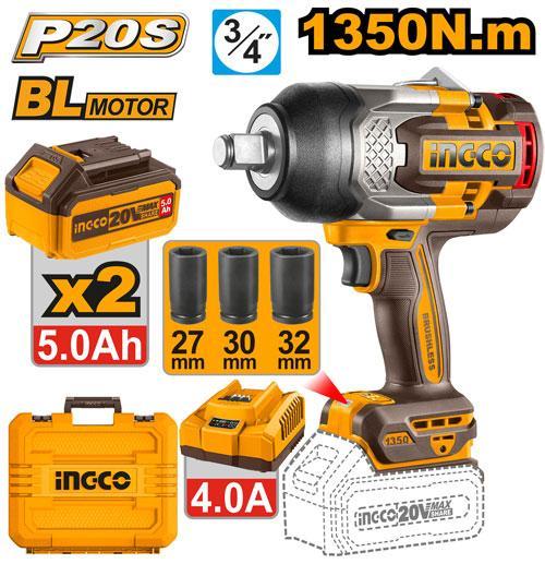 INGCO CORDLESS IMPACT WRENCH