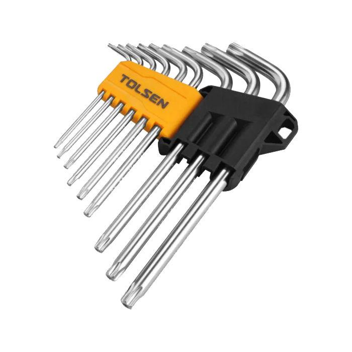 TOLSEN TORX KEY SET LONG ARM 9PCS