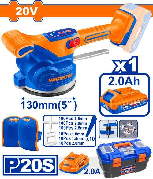 WADFOR CORDLESS TILE VIBRATION MACHINE 20V DUPWTVM1D128
