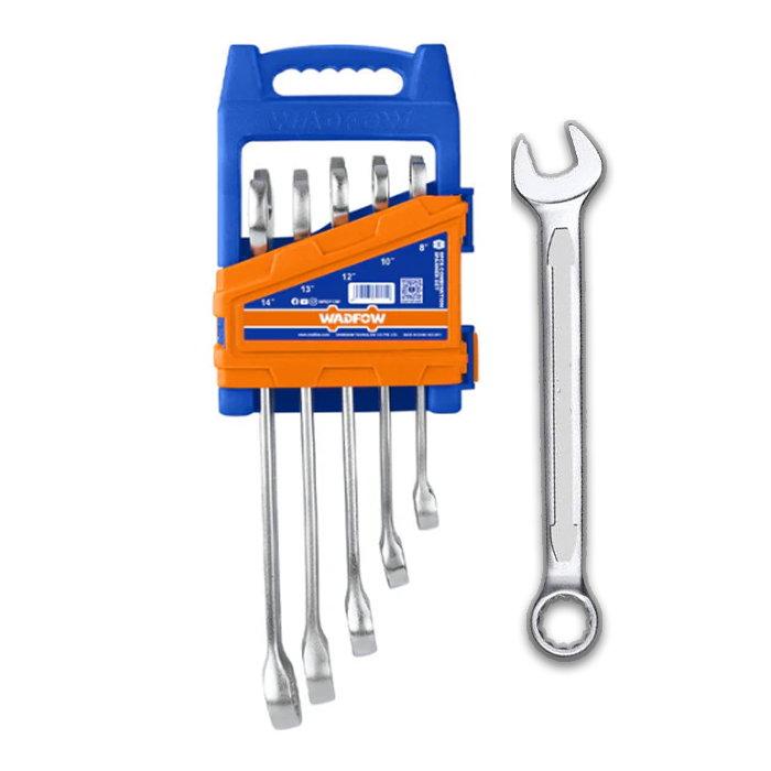 WADFOW 5PCS COMBINATION SPANNER SET 8-14MM