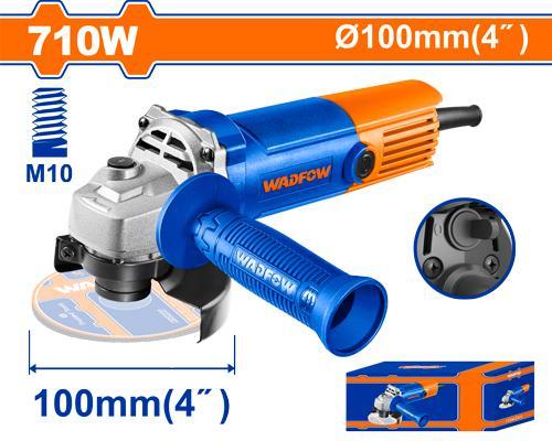 WADFOW ANGLE GRINDER 710W - 100MM (4'')